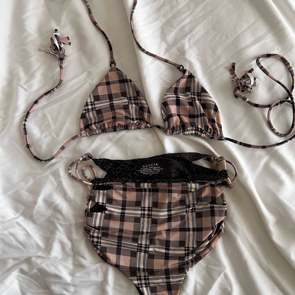 Acacia Swimwear Gingham Print